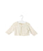 A Beige Cardigans from Chateau de Sable in size 0-3M for girl. (Front View)