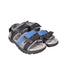 A Blue Sandals from Geox in size 6T for boy. (Back View)