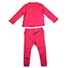 A Pink Leggings Sets from Petit Bateau in size 12-18M for girl. (Back View)