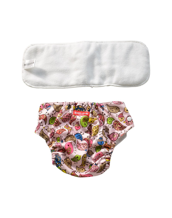 A Pink Cloth Diapers from Shears in size O/S for girl. (Back View)