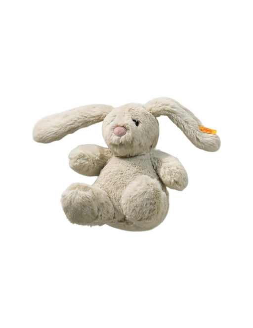 A Grey Soft Toys from Steiff in size O/S for neutral. (Front View)