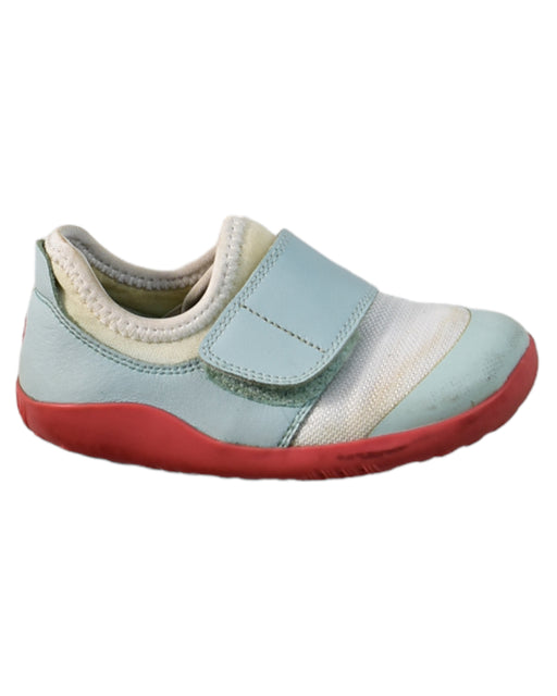 A Blue Sneakers from Bobux in size 18-24M for neutral. (Front View)