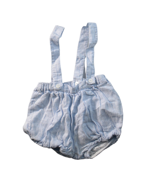 A Blue Overall Shorts from Wedoble in size 18-24M for girl. (Front View)