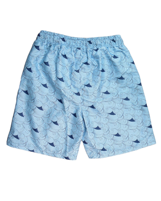 A Blue Swim Shorts from Original Penguin in size 12Y for boy. (Back View)
