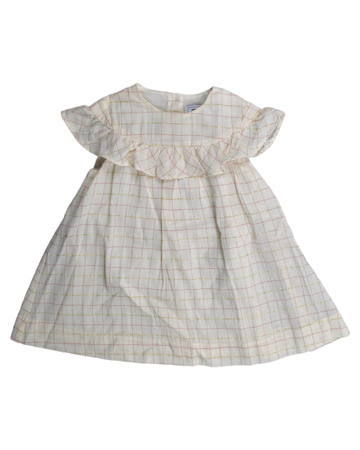 A White Sleeveless Dresses from Tartine et Chocolat in size 12-18M for girl. (Front View)