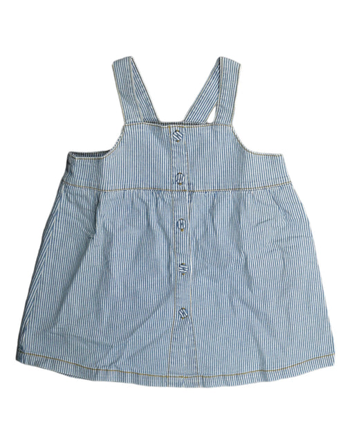 A Blue Overall Dresses from Knot in size 18-24M for girl. (Front View)