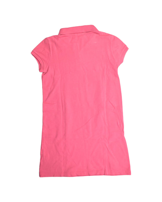 A Pink Short Sleeve Dresses from Lacoste in size 10Y for girl. (Back View)