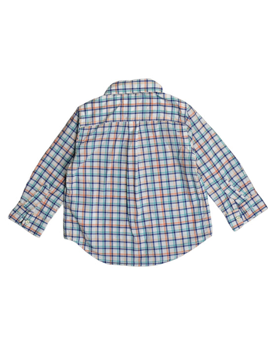 A Blue Long Sleeve Shirts from Ralph Lauren in size 12-18M for boy. (Back View)