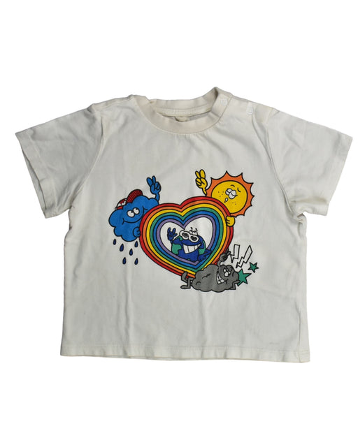 A White Short Sleeve Tops from Stella McCartney in size 12-18M for boy. (Front View)