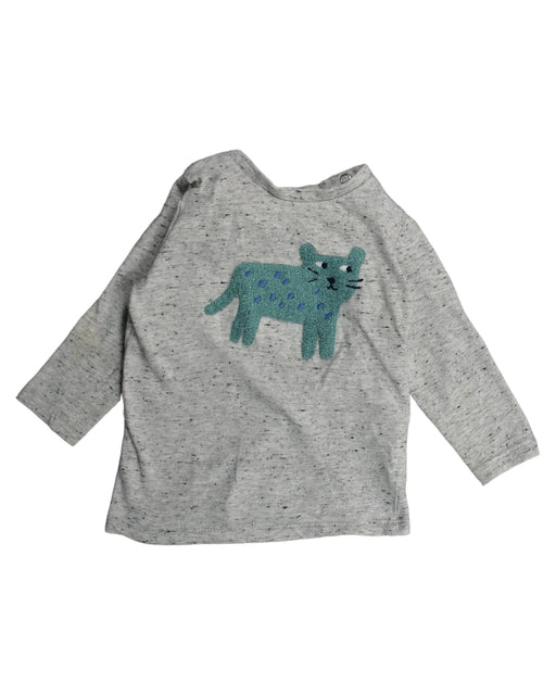 A Grey T Shirts from Seed in size 6-12M for boy. (Front View)