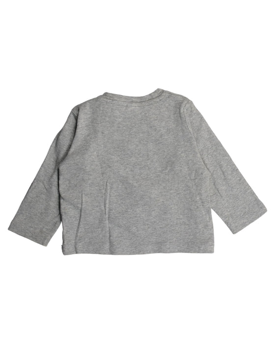 A Grey Long Sleeve Tops from Stella McCartney in size 6-12M for neutral. (Back View)