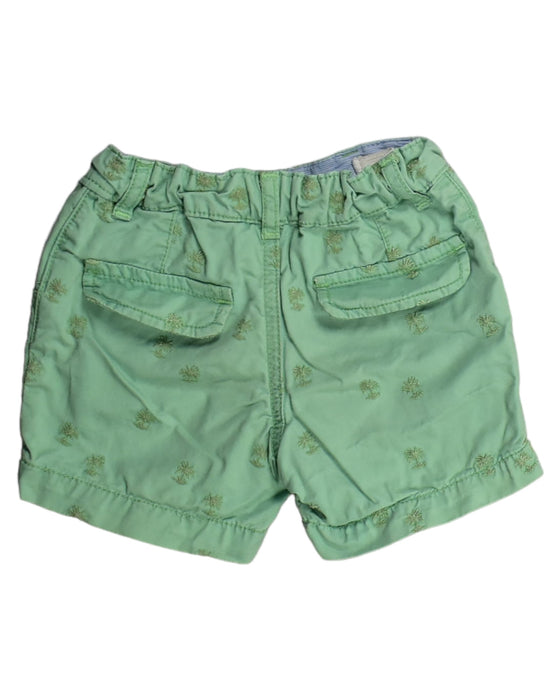 A Green Shorts from Gingersnaps in size 3-6M for girl. (Back View)