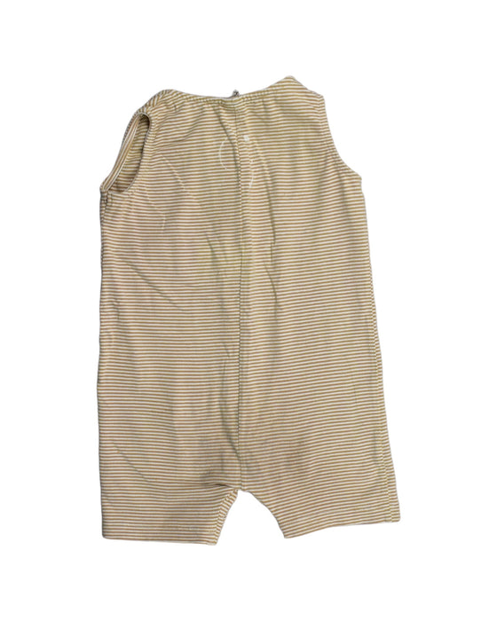 A Gold Rompers from Gray Label in size 12-18M for neutral. (Back View)