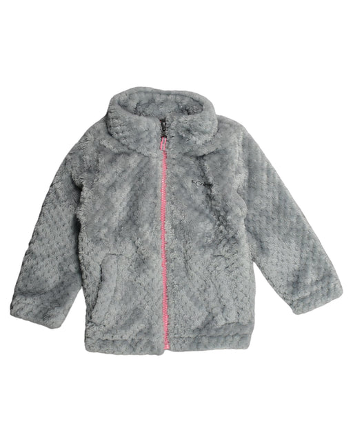 A Grey Lightweight Jackets from Columbia in size 12-18M for girl. (Front View)
