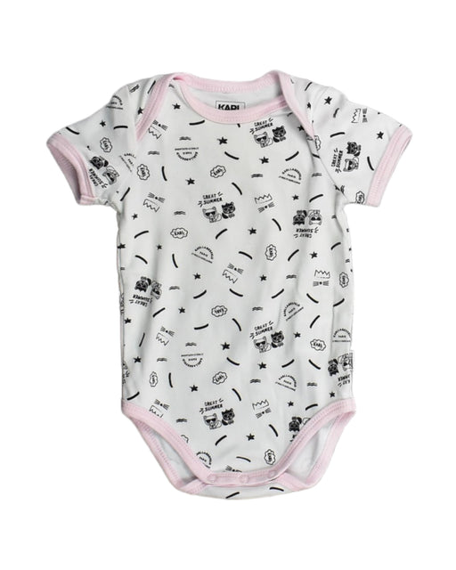 A White Bodysuits from Karl Lagerfeld in size 3-6M for girl. (Front View)