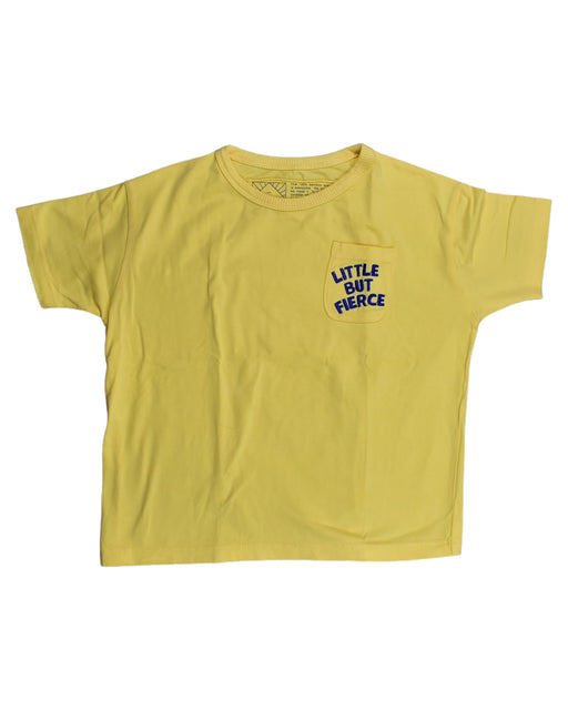 A Yellow Short Sleeve Tops from Duxton Kids in size 9Y for boy. (Front View)