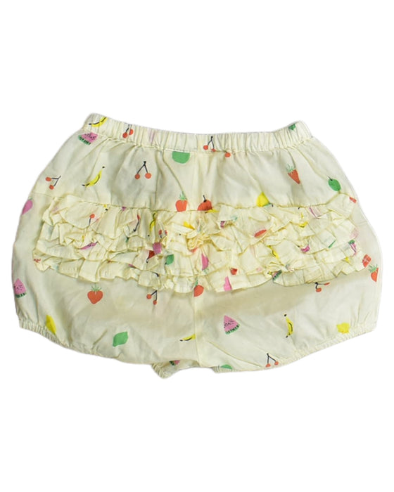 A Yellow Bloomers from Soft Gallery in size 0-3M for girl. (Back View)