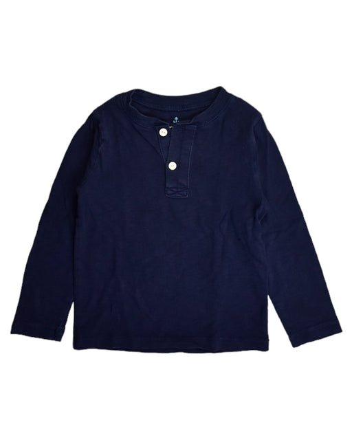 A Navy Long Sleeve Tops from Crewcuts in size 3T for boy. (Front View)
