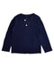 A Navy Long Sleeve Tops from Crewcuts in size 3T for boy. (Front View)