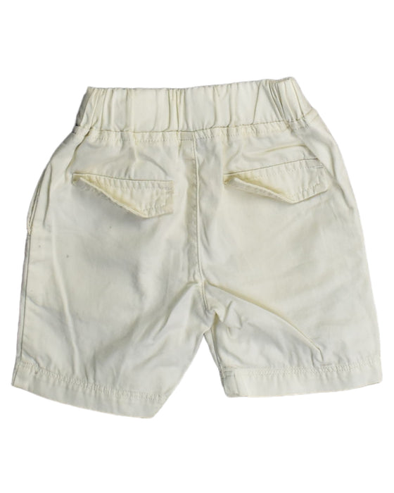 A White Shorts from Petit Bateau in size 18-24M for neutral. (Back View)