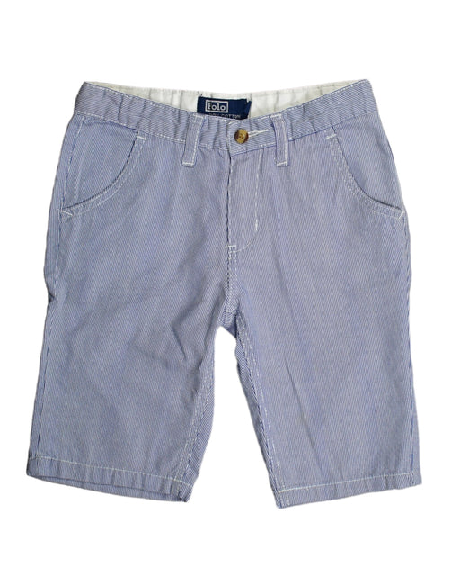 A Blue Shorts from Polo Ralph Lauren in size 6T for boy. (Front View)