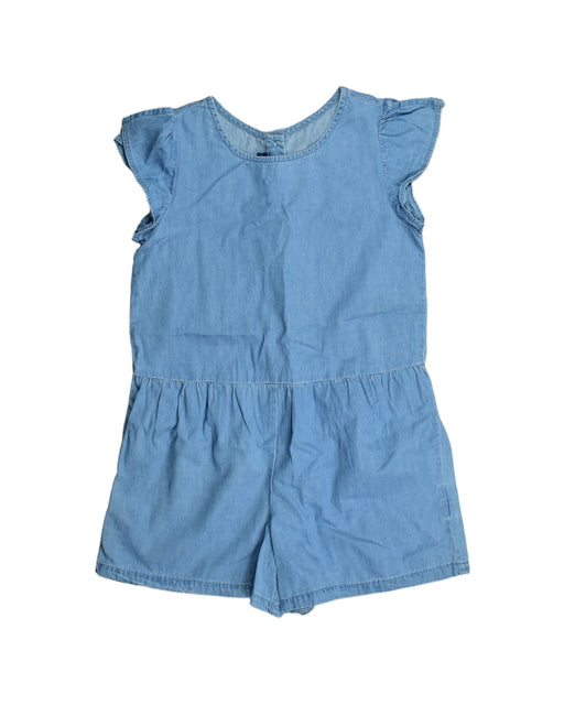 A Blue Rompers from Chicco in size 8Y for girl. (Front View)