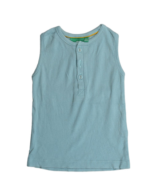 A Blue Sleeveless Tops from Little Green Radicals in size 6-12M for boy. (Front View)