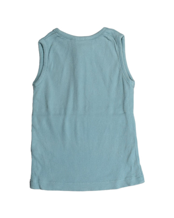 A Blue Sleeveless Tops from Little Green Radicals in size 6-12M for boy. (Back View)