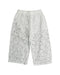 A White Casual Pants from Chicco in size 6T for girl. (Front View)