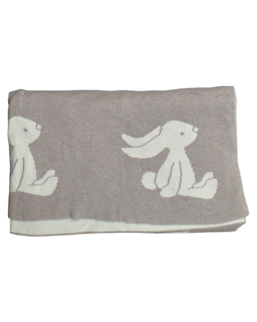 A Grey Blankets from Jellycat in size O/S for neutral. (Front View)