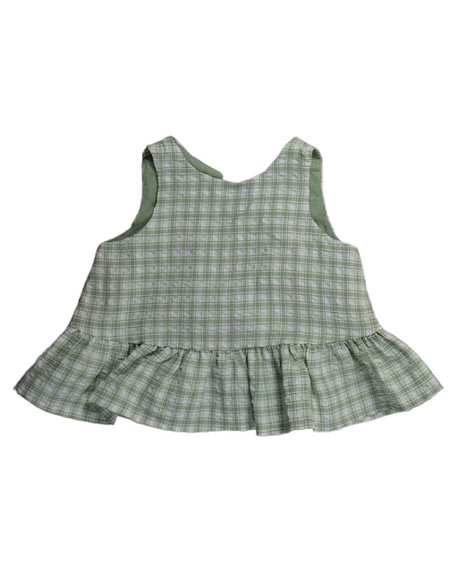 A Green Sleeveless Tops from Love Bonito in size 12-18M for girl. (Front View)