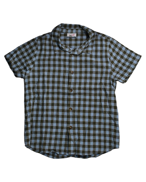 A Black Shirts from Seed in size 6T for boy. (Front View)