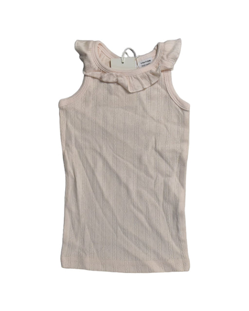 A Pink Sleeveless Tops from Jamie Kay in size 2T for girl. (Front View)