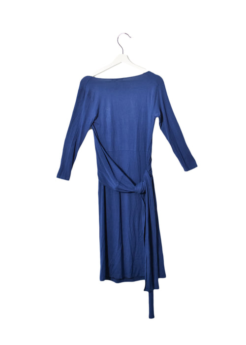 Blue Isabella Oliver Maternity Long Sleeve Dress S (UK4-6) at Retykle Singapore
