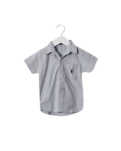 A Blue Short Sleeve Tops from Polo Ralph Lauren in size S for boy. (Front View)