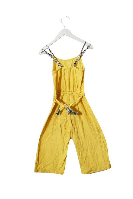 A Yellow Jumpsuits from Gingersnaps in size 6T for girl. (Back View)