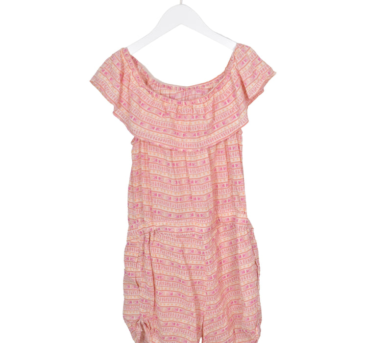 A Pink Sleeveless Rompers from Vertbaudet in size M for maternity. (Back View)