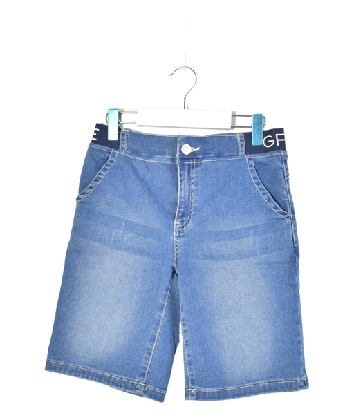 A Blue Shorts from GF Ferre in size 10Y for boy. (Front View)