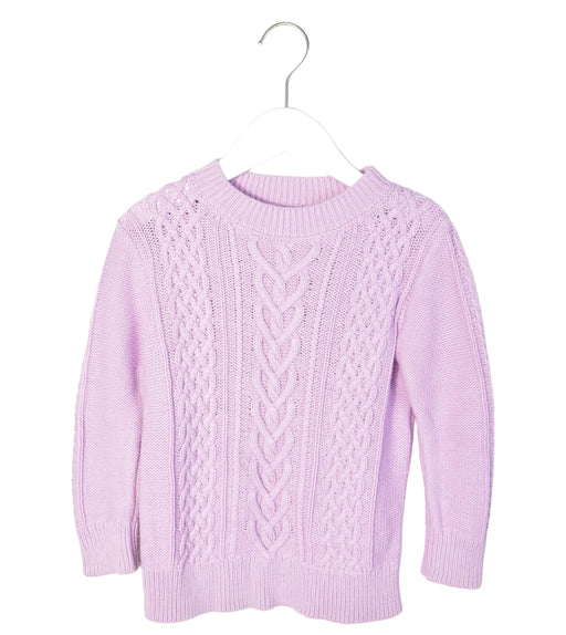 A Purple Knit Sweaters from Crewcuts in size 4T for girl. (Front View)