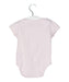 A Pink Short Sleeve Bodysuits from Chateau de Sable in size 3-6M for girl. (Back View)