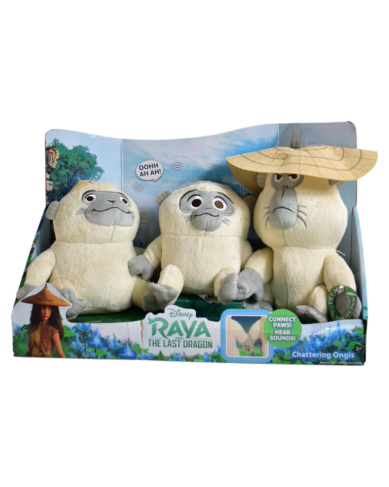 Disney's Raya and The Last Dragon Chattering Ongis Soft Toys Set O/S