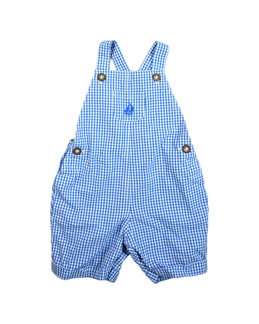A Blue Long Overalls from Jojo Maman Bébé in size 6-12M for neutral. (Front View)