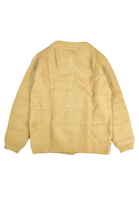A Yellow Cardigans from Chateau de Sable in size 12Y for girl. (Back View)