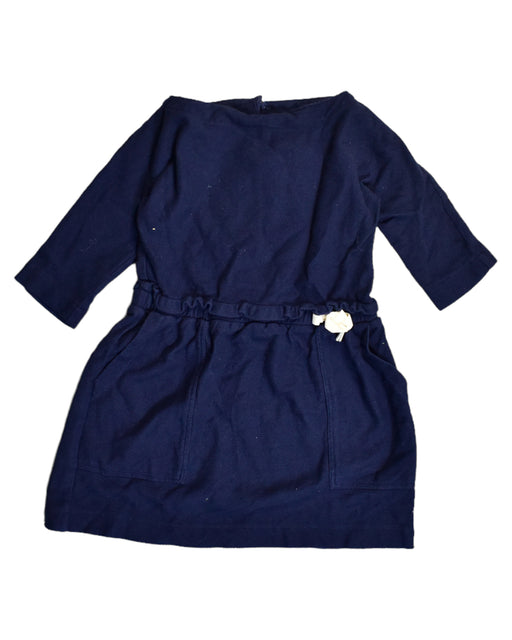 A Blue Long Sleeve Dresses from Crewcuts in size 4T for girl. (Front View)