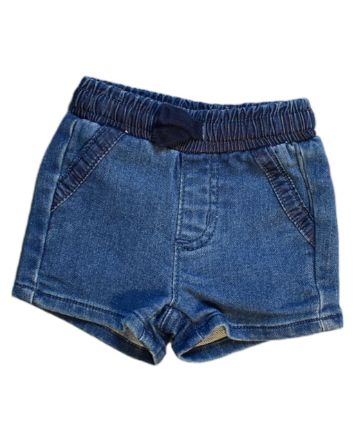 A Blue Shorts from Seed in size 0-3M for girl. (Front View)