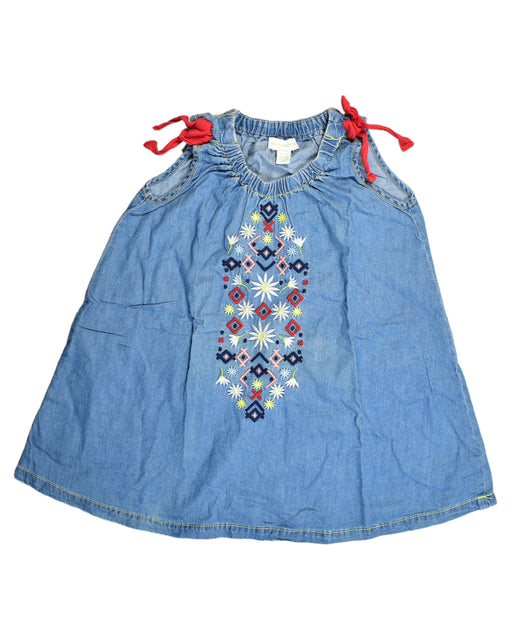 A Blue Sleeveless Dresses from Margherita in size 18-24M for girl. (Front View)