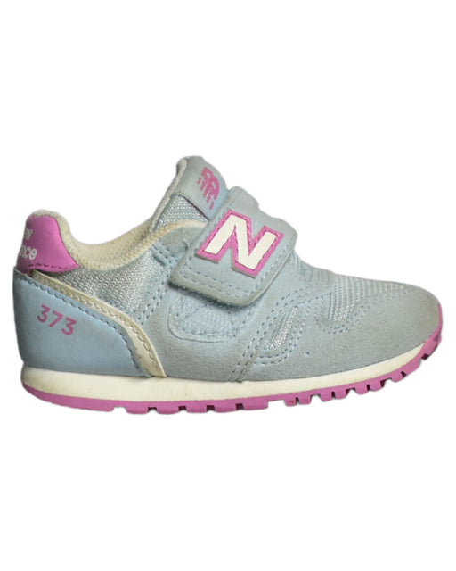 A Blue Sneakers from New Balance in size 12-18M for girl. (Front View)