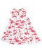 A White Sleeveless Dresses from Elly in size 3-6M for girl. (Back View)