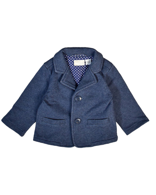 A Blue Coats from Chicco in size 3-6M for boy. (Front View)