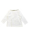 A White Long Sleeve Tops from Patachou in size 12-18M for girl. (Back View)